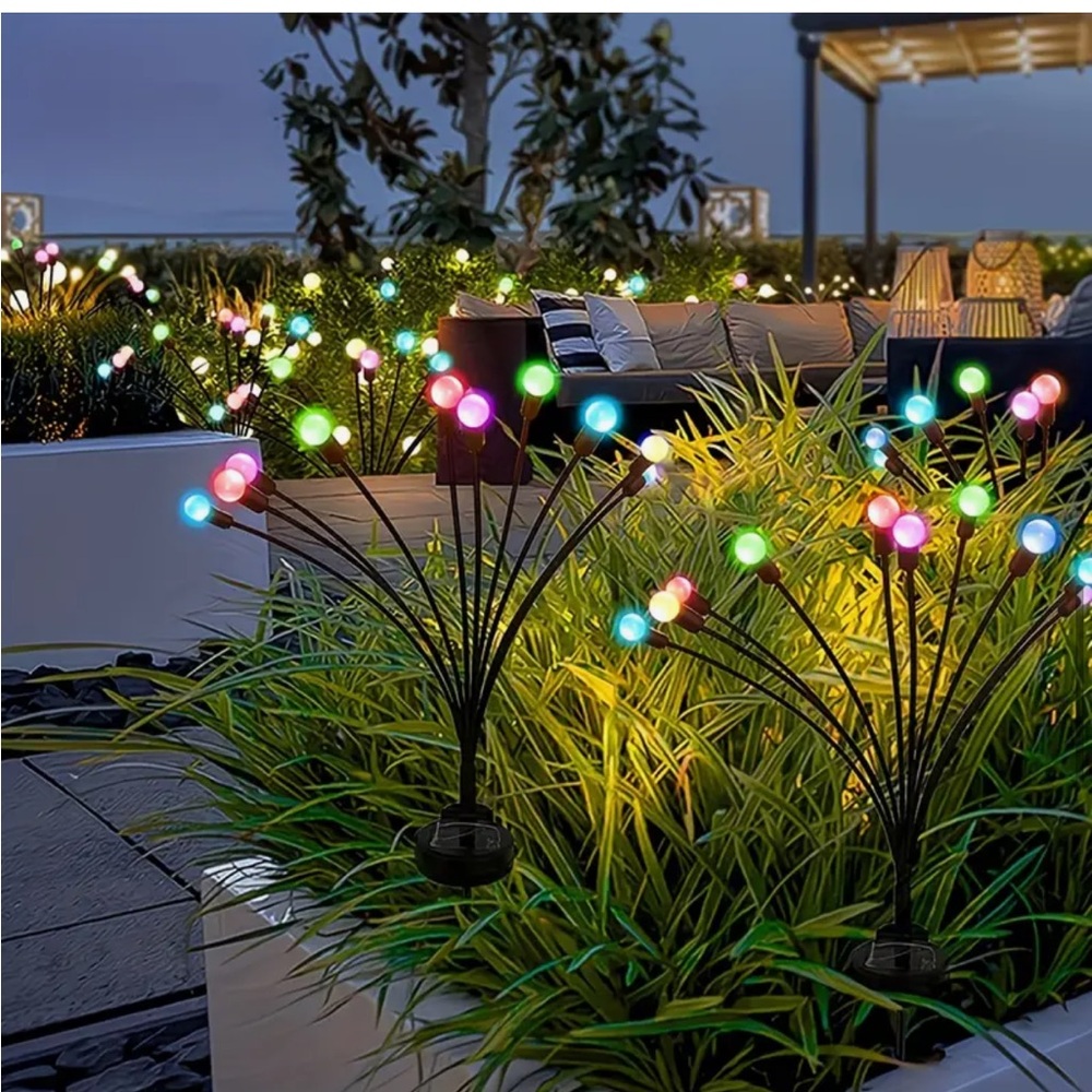 Multicolor LED Garden Stake Lights - Outdoor Party Lighting.  This is for 4 - Picture 2 of 5